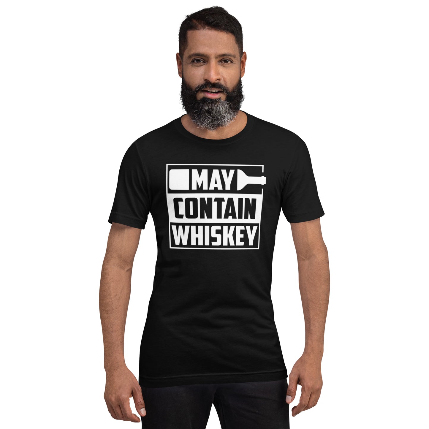 May Contain Whiskey Unisex t-shirt