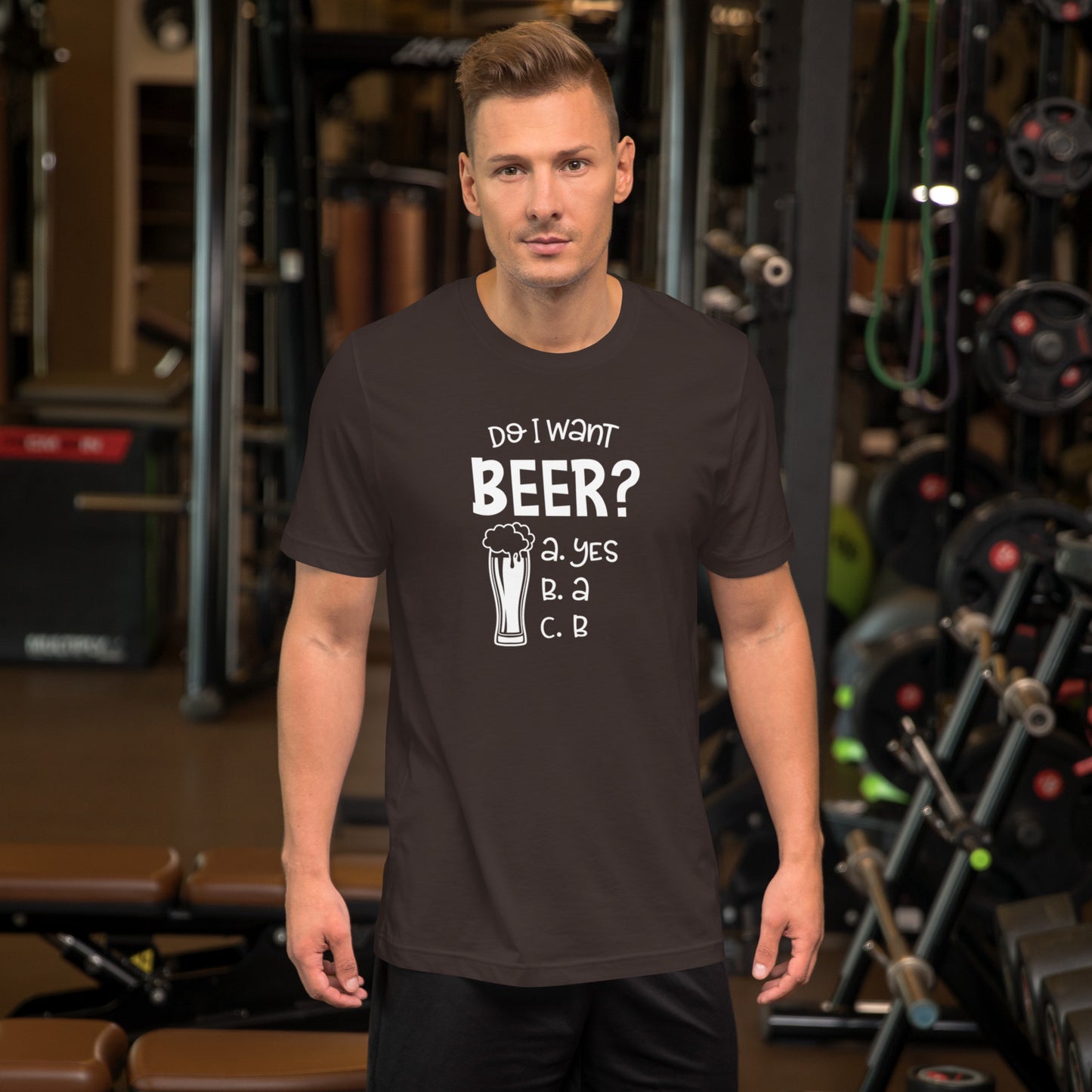 Do I Want Beer? Unisex t-shirt