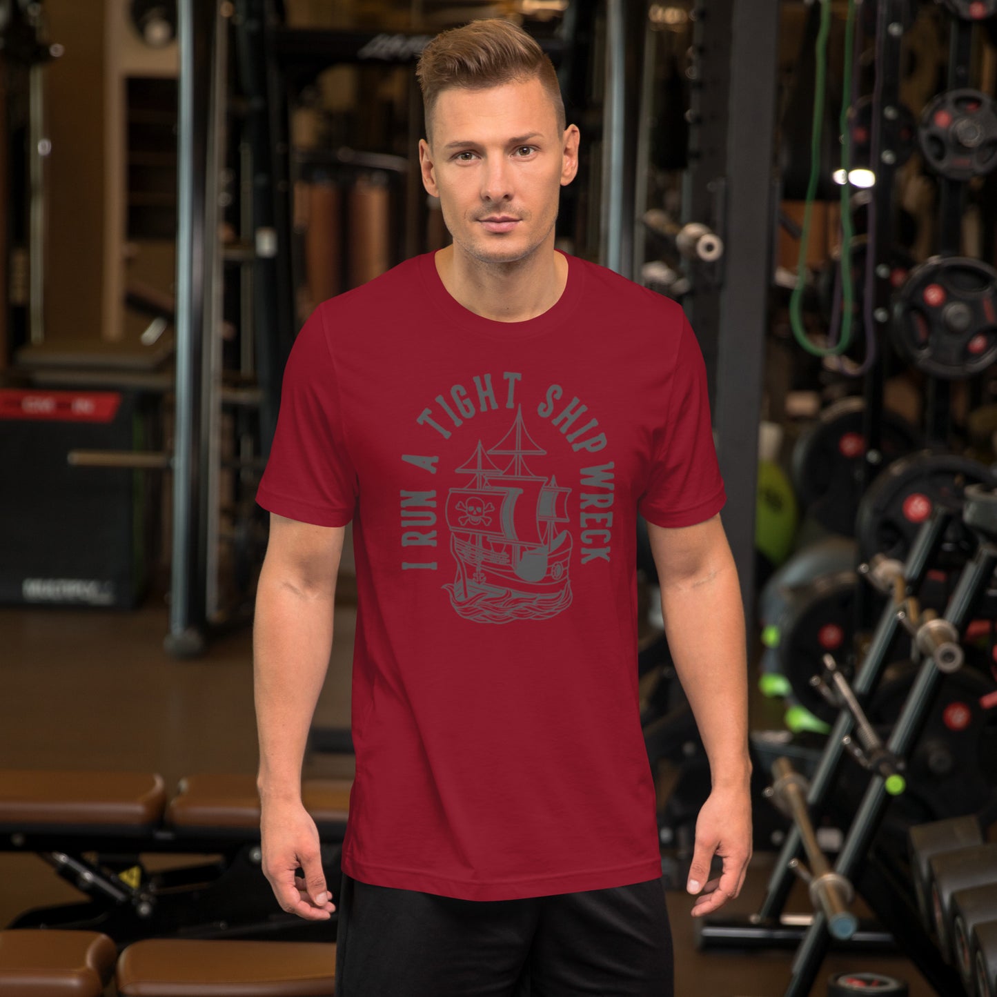 I Run A Tight Ship Wreck Unisex t-shirt