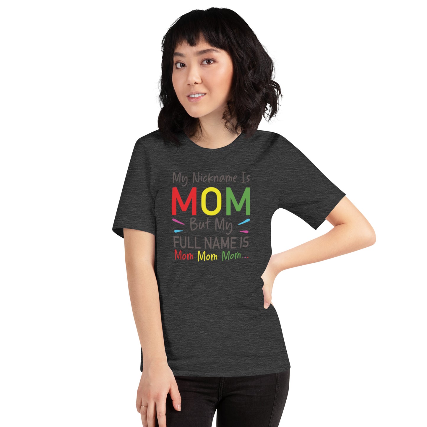 My Nickname is MOM But My Full Name is Mom Mom Mom Unisex t-shirt