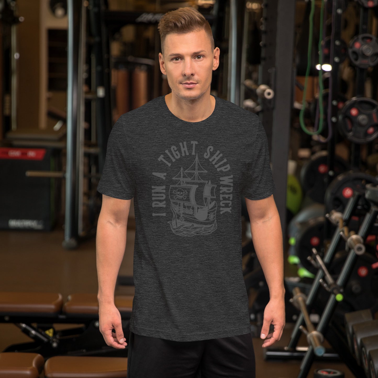 I Run A Tight Ship Wreck Unisex t-shirt
