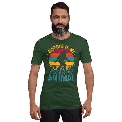 Bigfoot is my Spirit Animal Unisex t-shirt