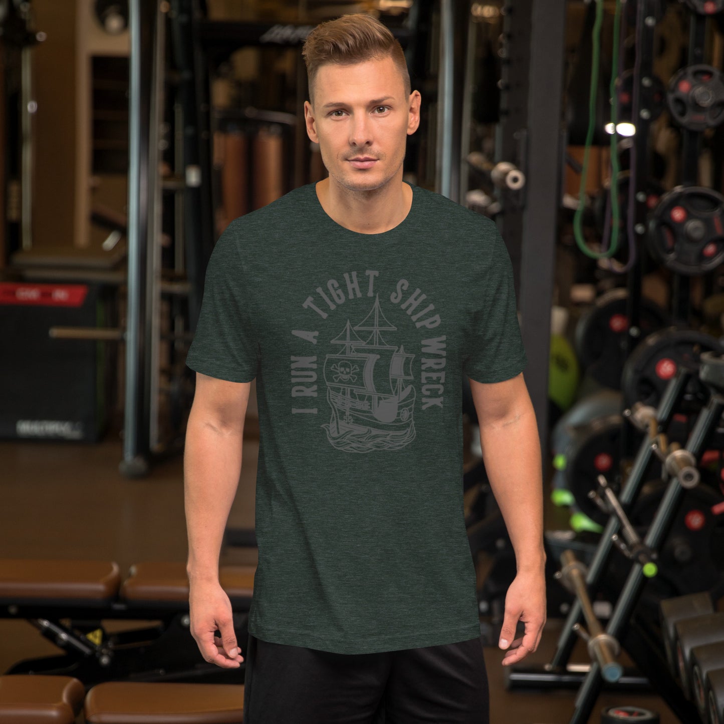 I Run A Tight Ship Wreck Unisex t-shirt