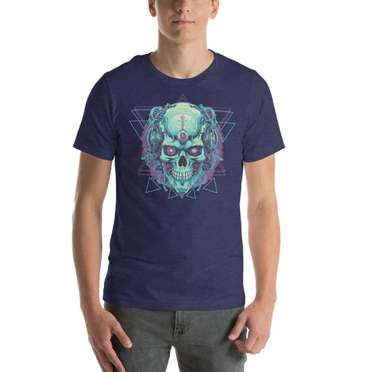 Cyborg Skull Unisex t-shirt