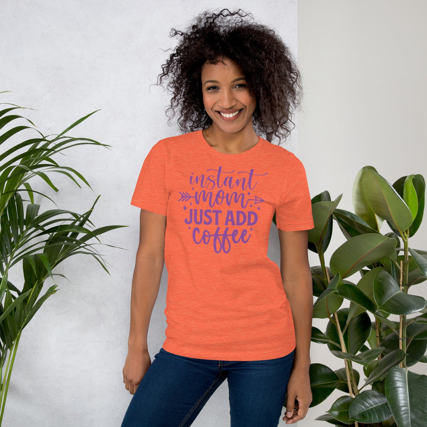 Instant Mom Just Add Coffee Unisex t-shirt