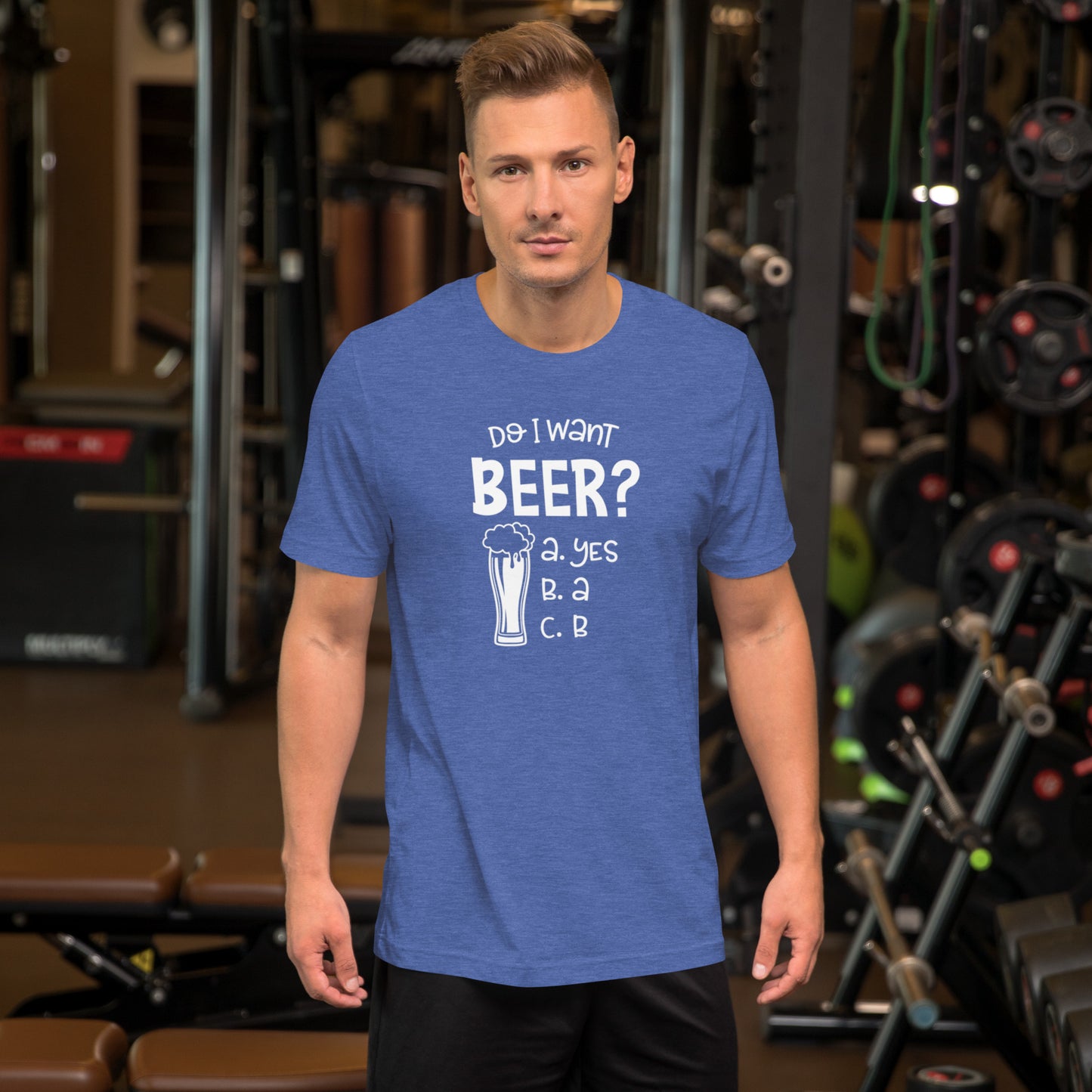 Do I Want Beer? Unisex t-shirt