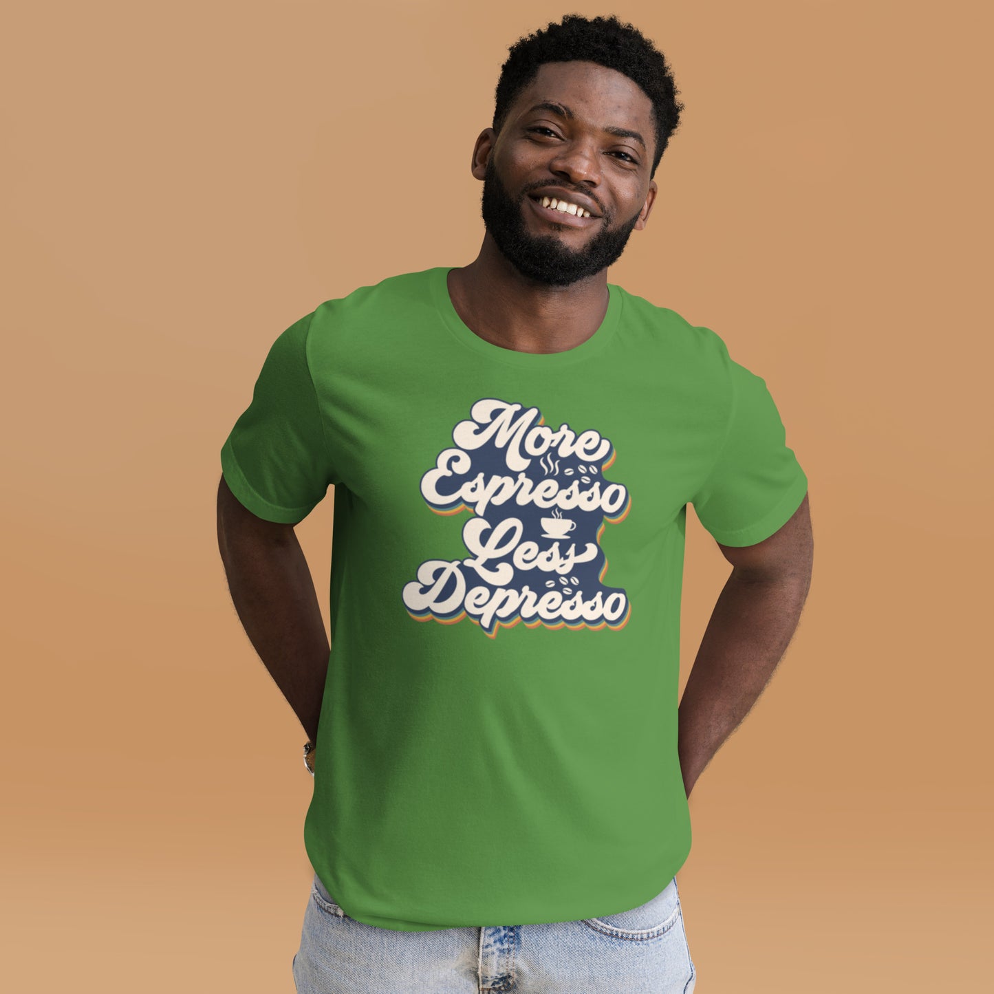 More Espresso Less Depresso Unisex t-shirt