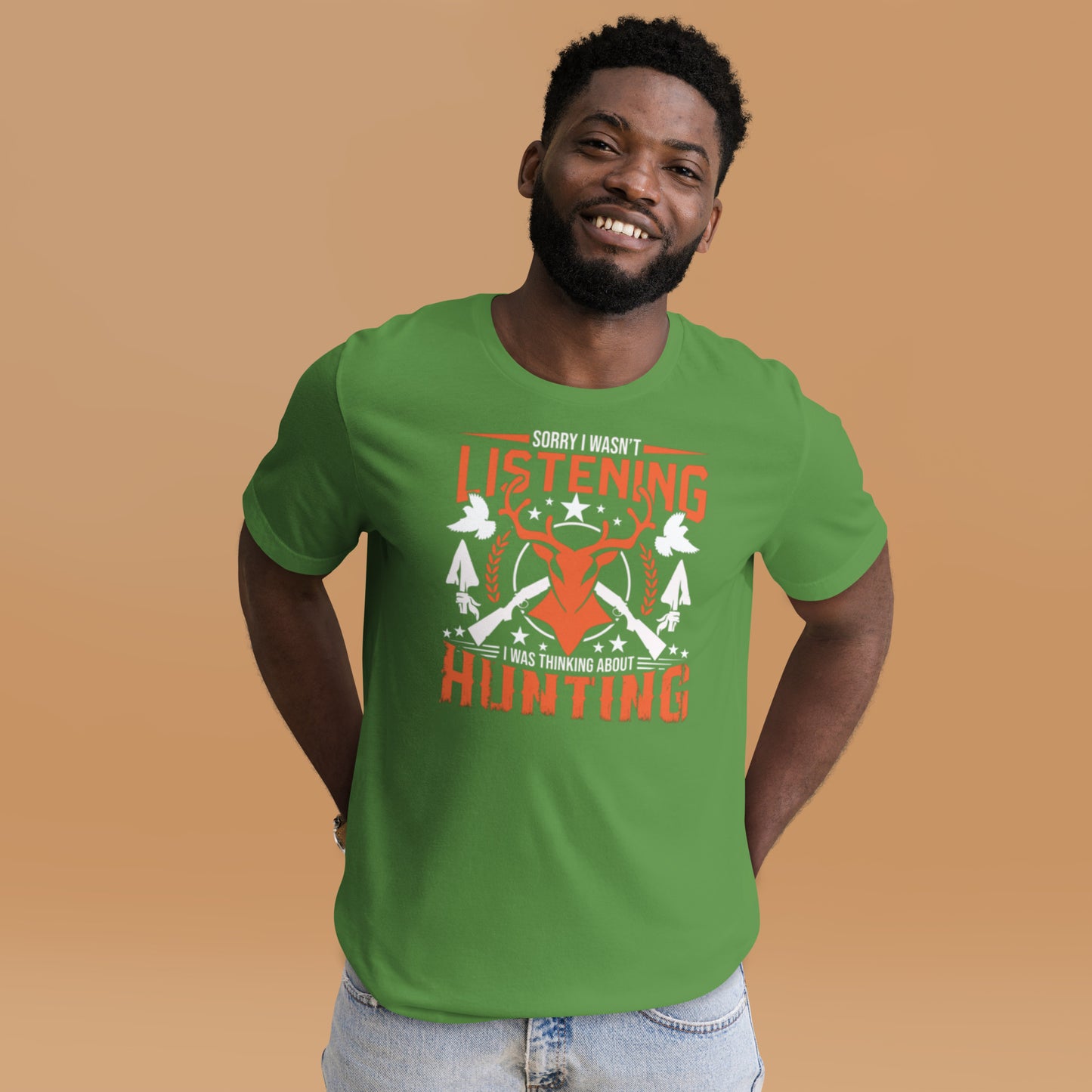 Sorry I Wasn't Listening I Was Thinking About Hunting Unisex t-shirt