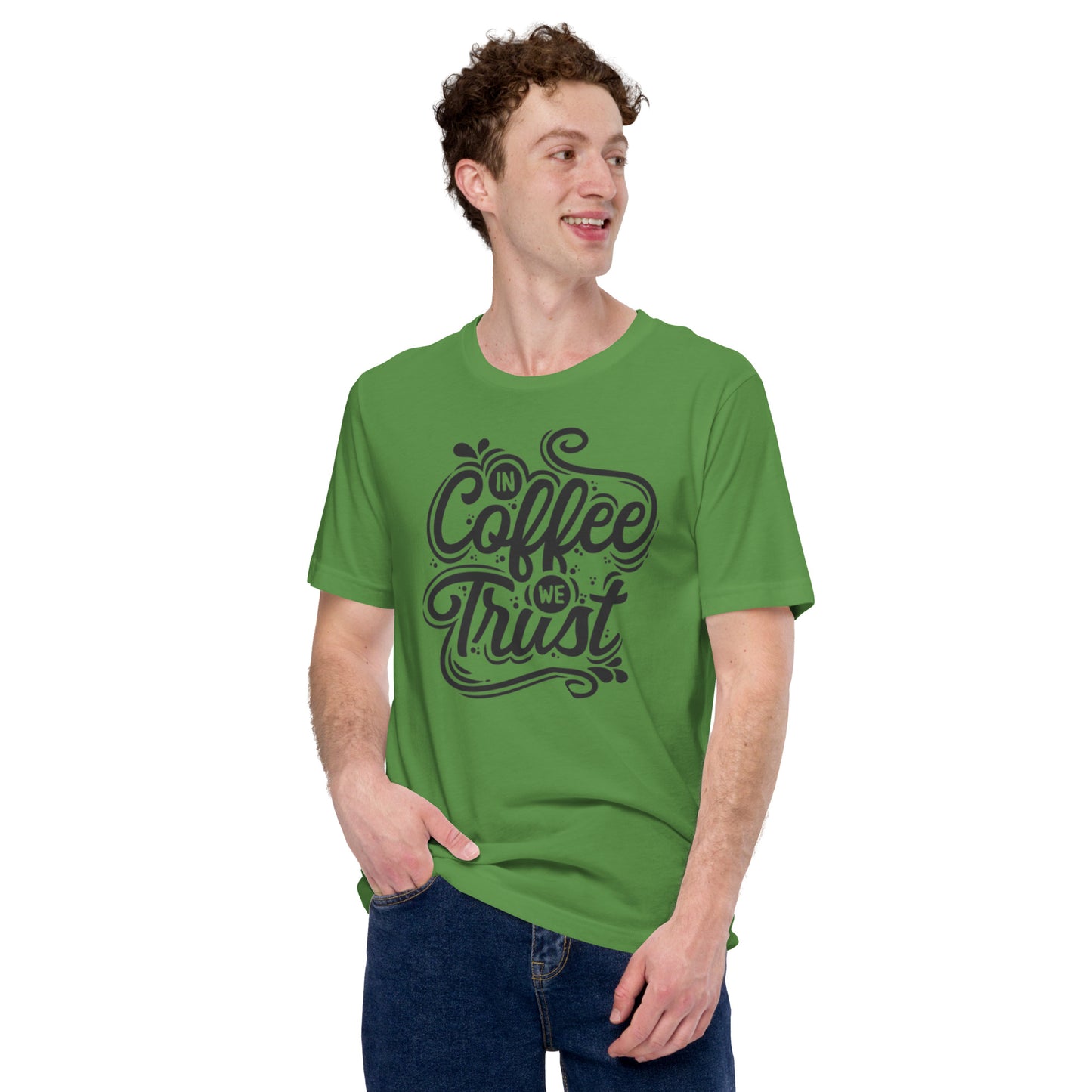 In Coffee We Trust Unisex t-shirt