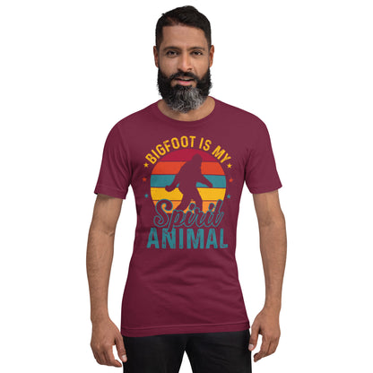 Bigfoot is my Spirit Animal Unisex t-shirt
