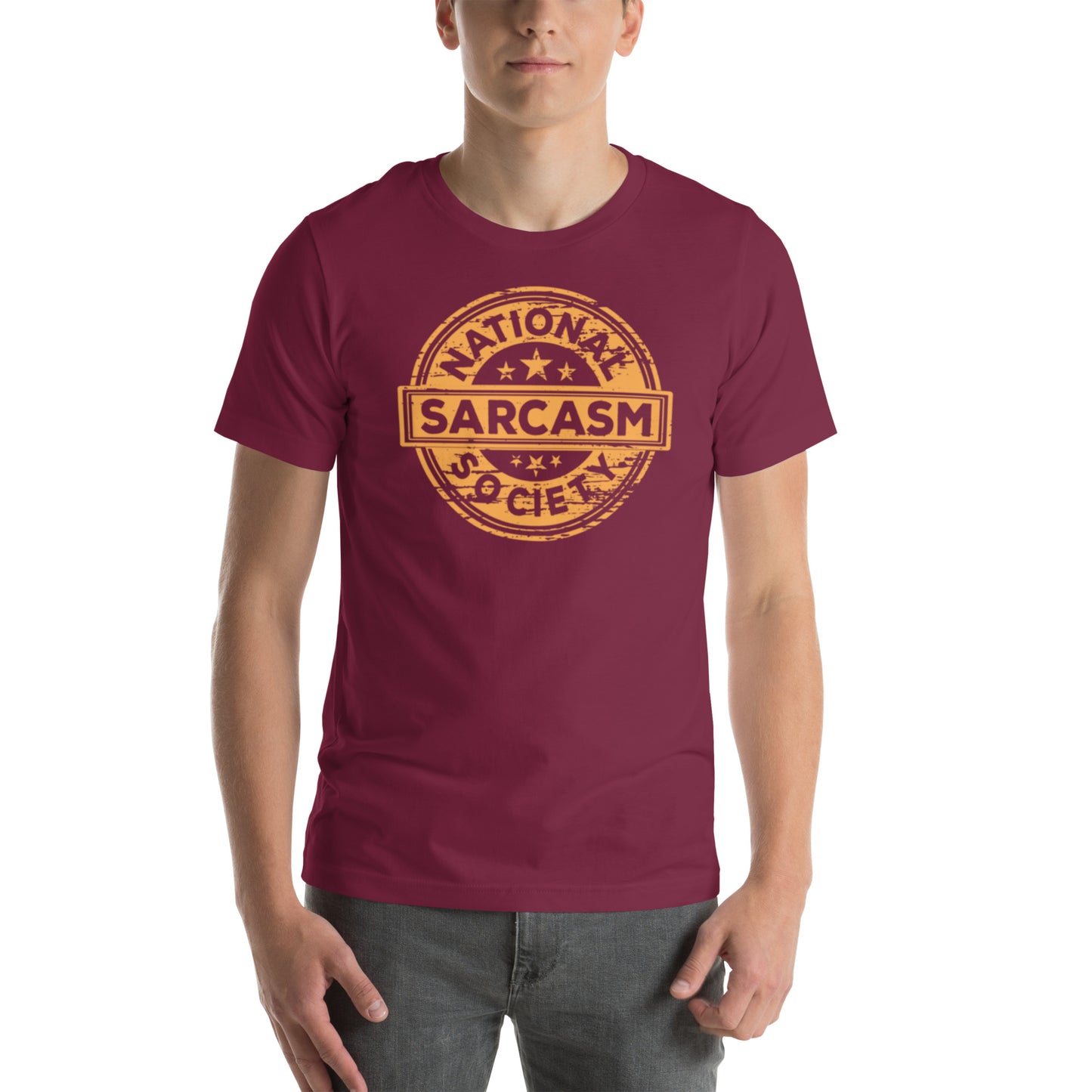 National Sarcasm Society Unisex t-shirt