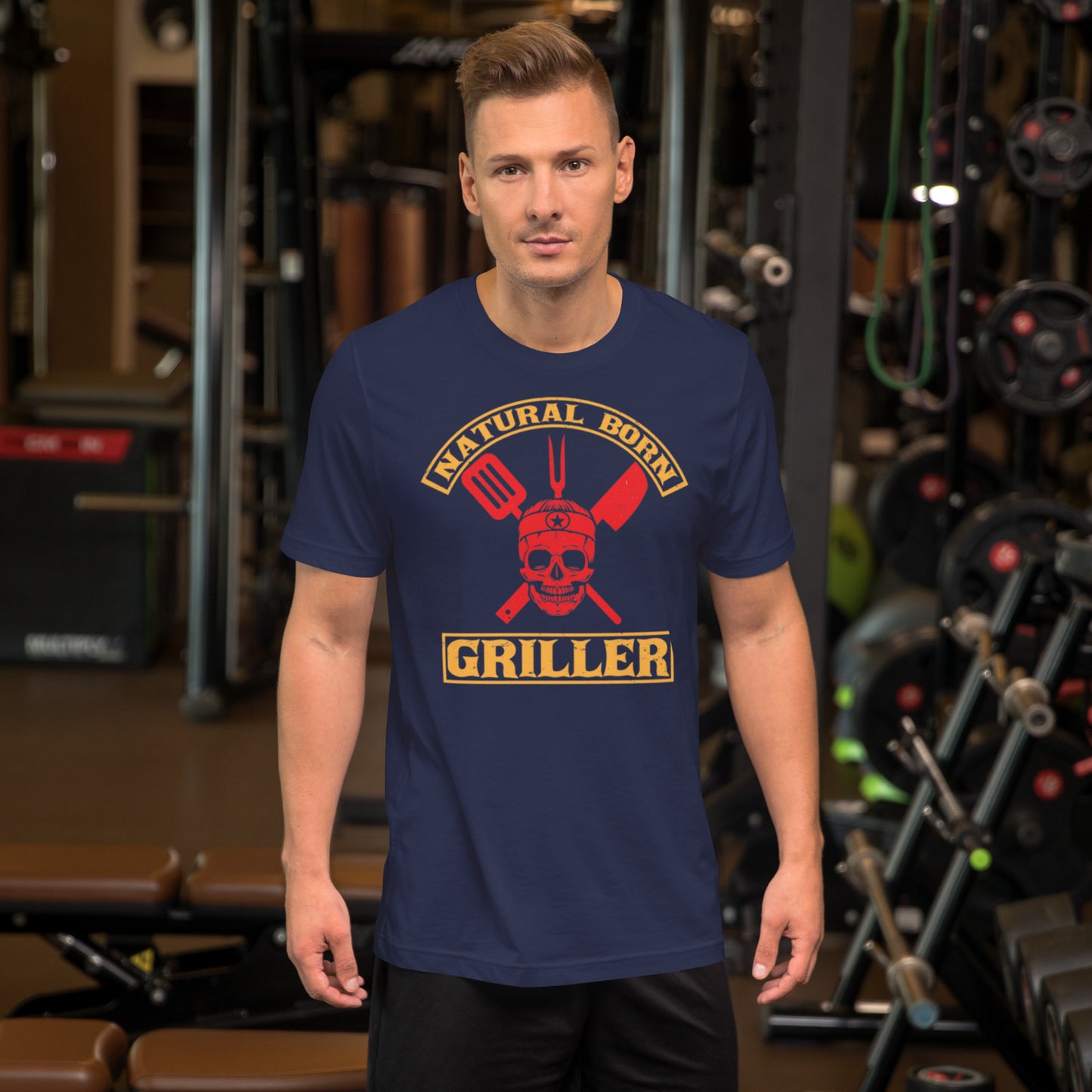 Natural Born Griller Unisex t-shirt