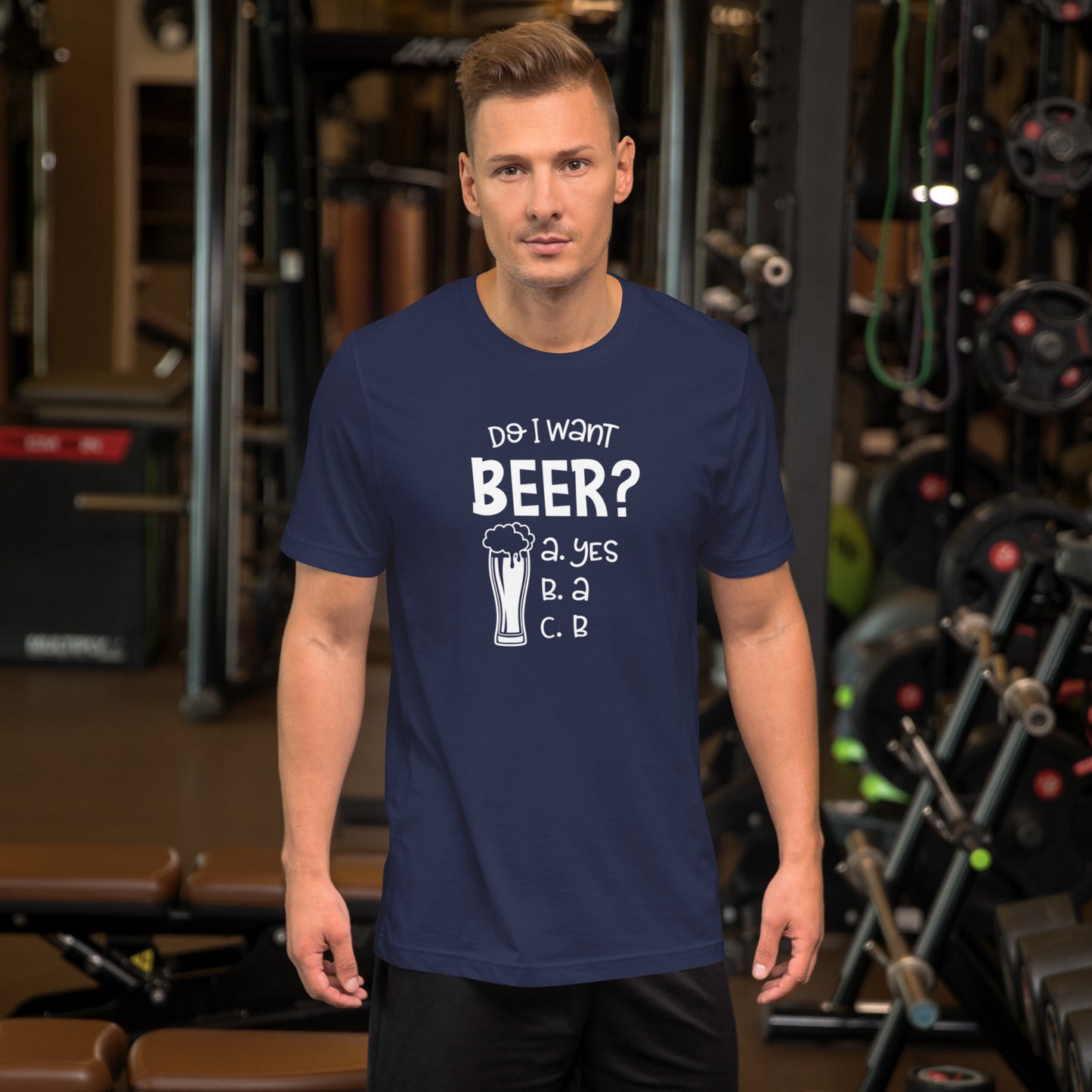 Do I Want Beer? Unisex t-shirt