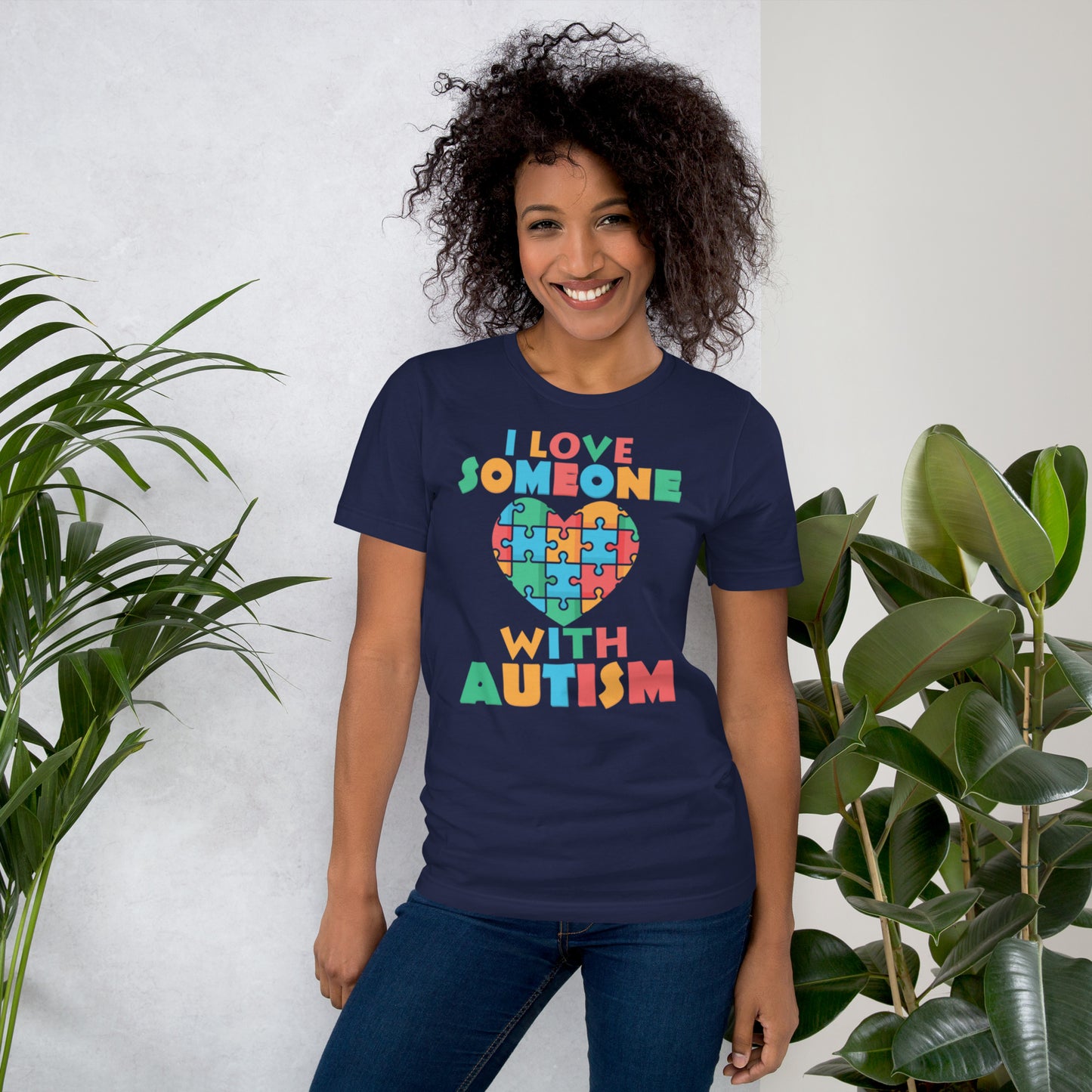 I Love Someone With Autism Unisex t-shirt