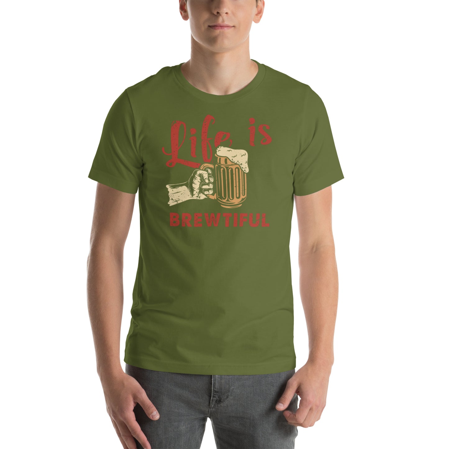 Life Is Brewtiful Unisex t-shirt