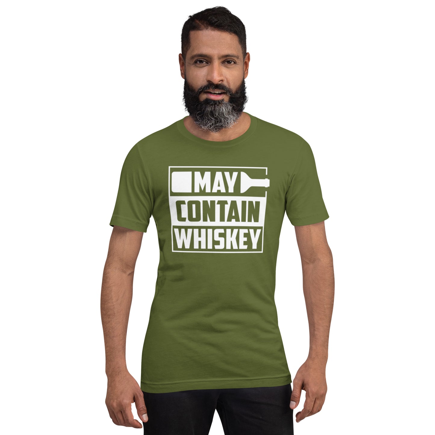 May Contain Whiskey Unisex t-shirt