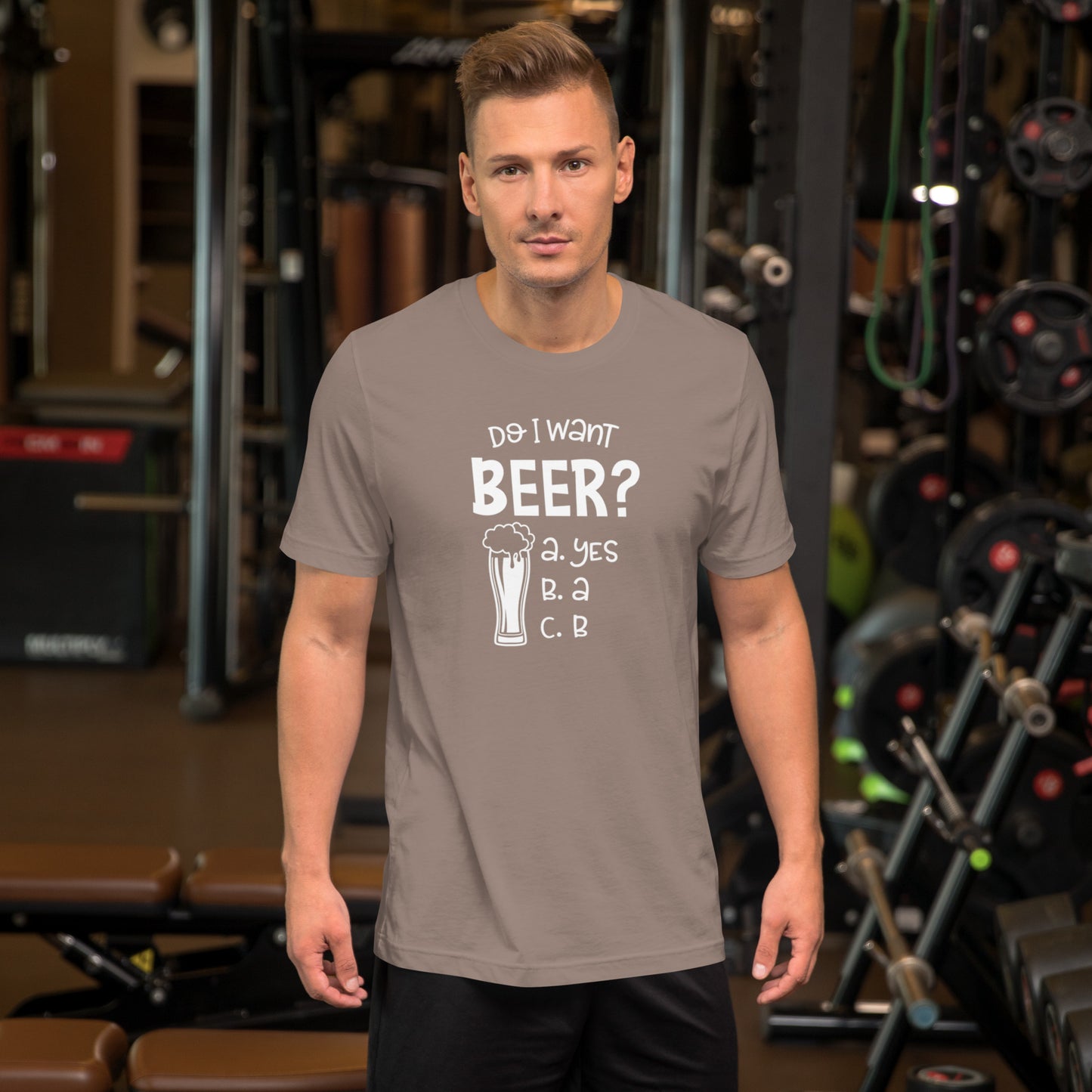 Do I Want Beer? Unisex t-shirt