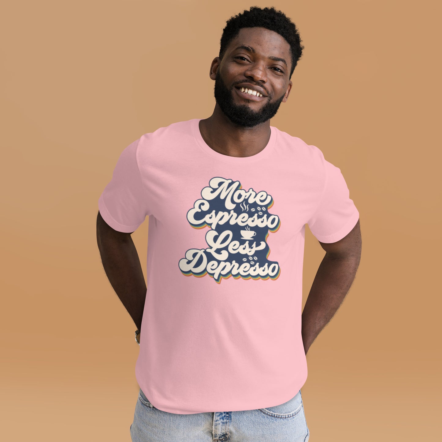 More Espresso Less Depresso Unisex t-shirt