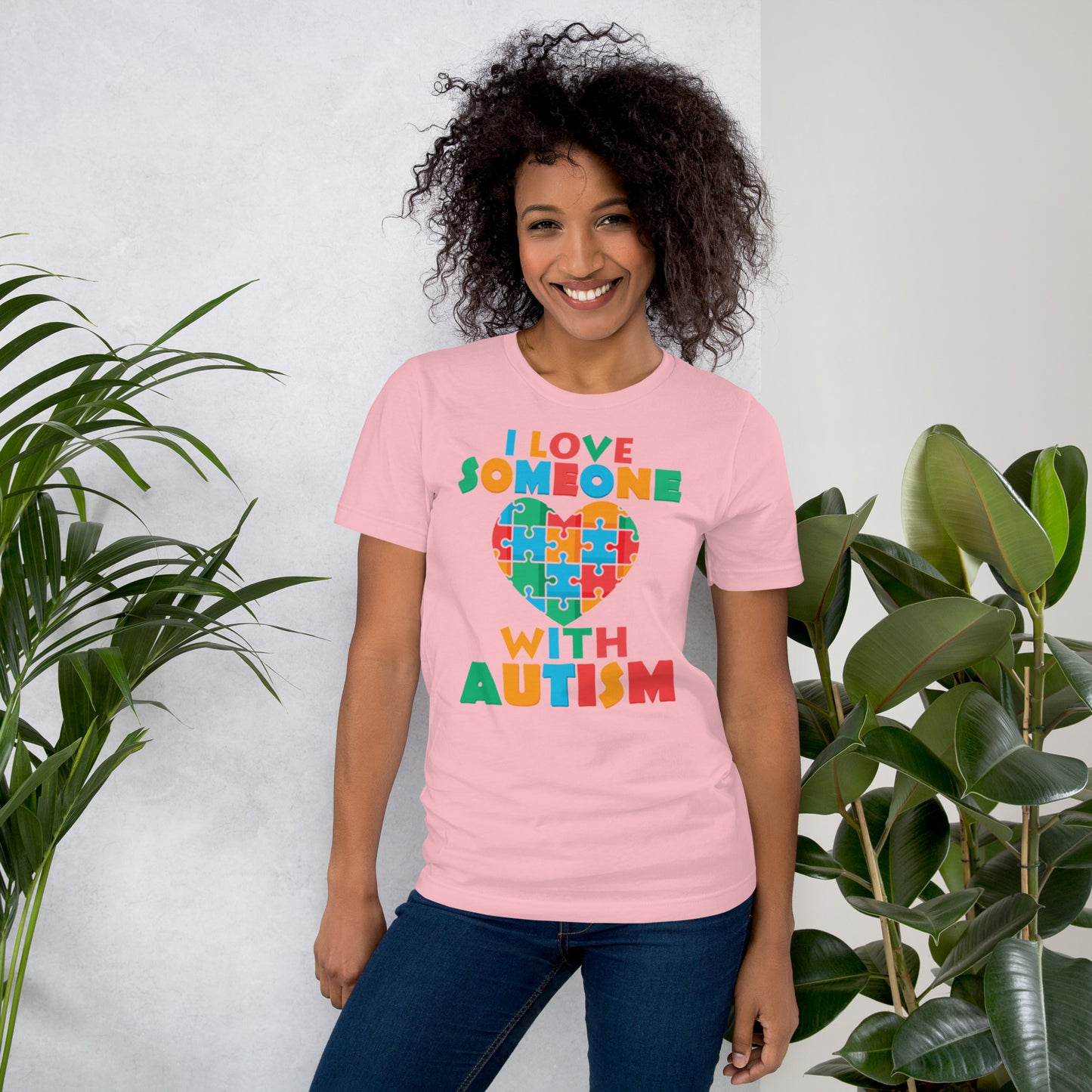 I Love Someone With Autism Unisex t-shirt