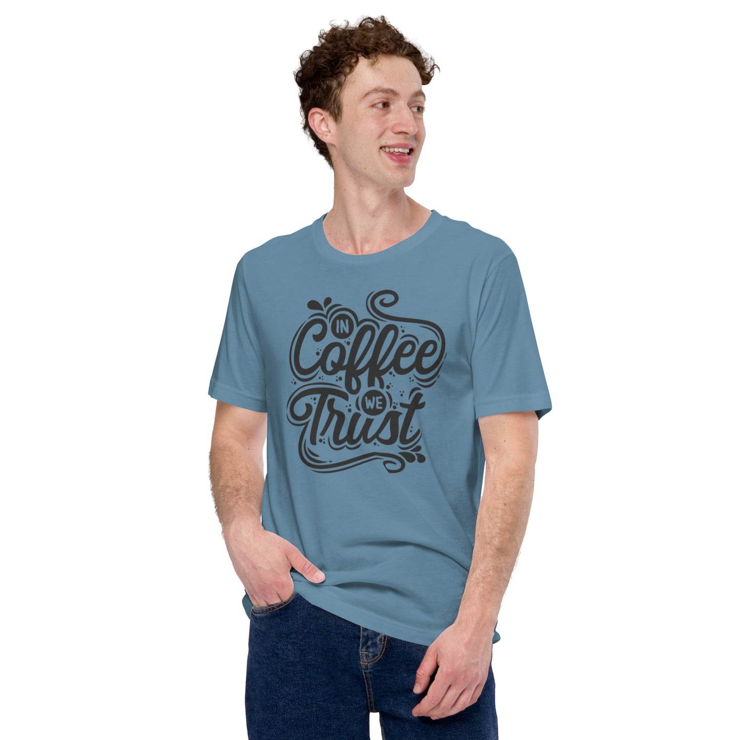 In Coffee We Trust Unisex t-shirt