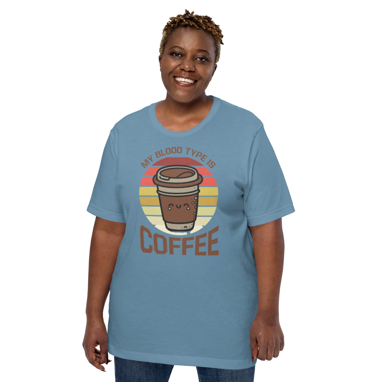 My Blood Type is Coffee Unisex t-shirt