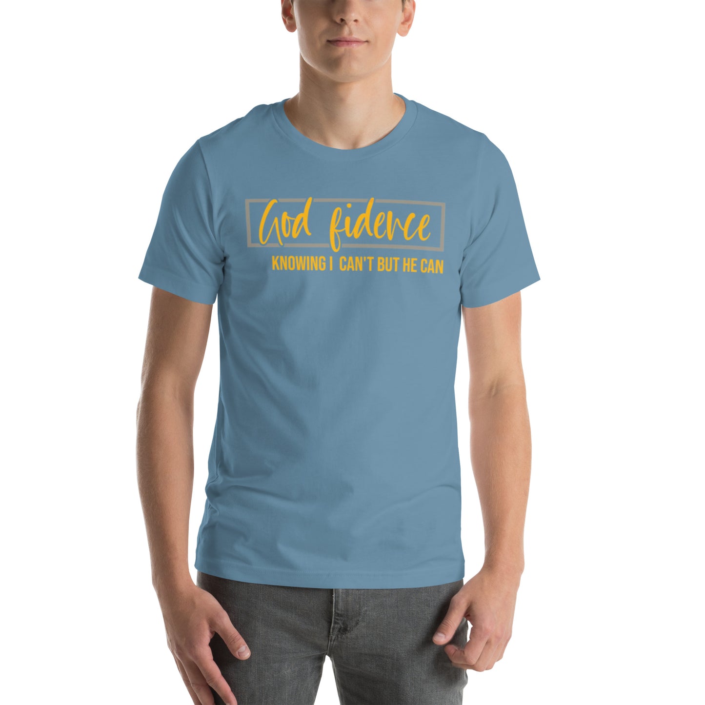 God fidence Knowing I Can't But He Can Unisex t-shirt