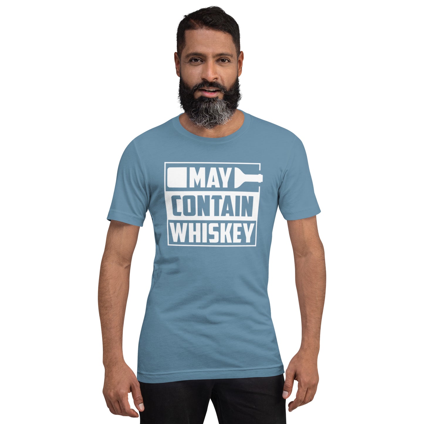 May Contain Whiskey Unisex t-shirt