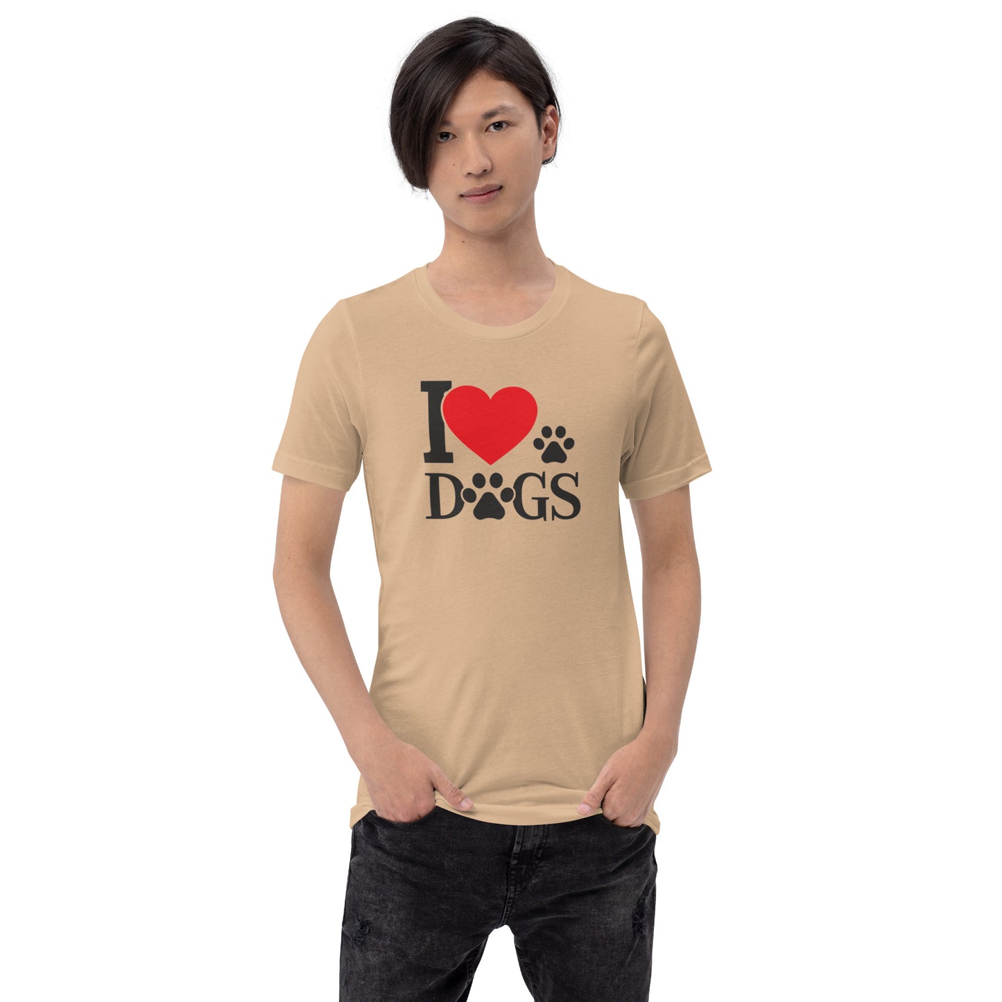 I Love Dogs Unisex t-shirt