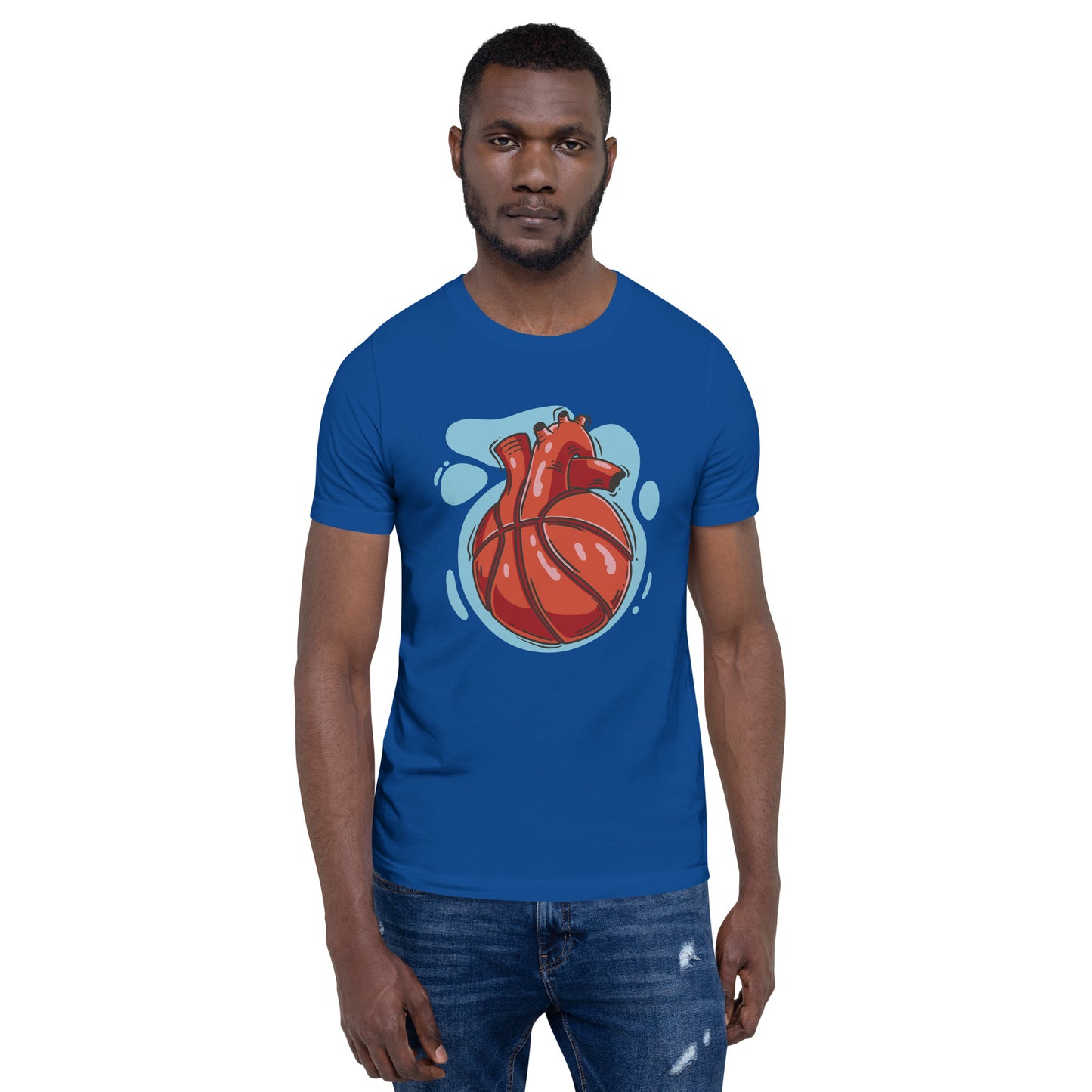 Basketball Heart Unisex t-shirt
