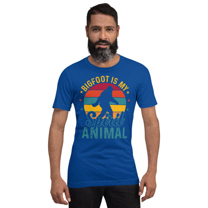 Bigfoot is my Spirit Animal Unisex t-shirt