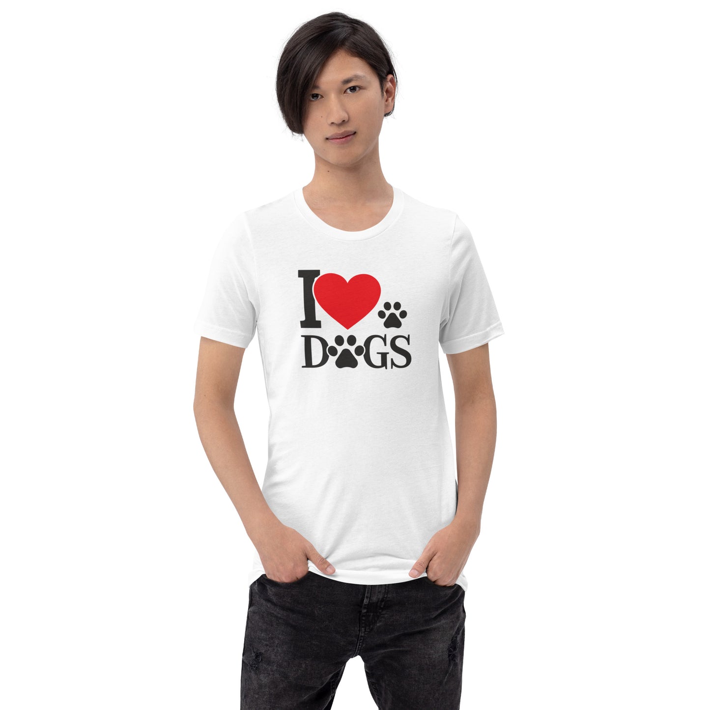 I Love Dogs Unisex t-shirt