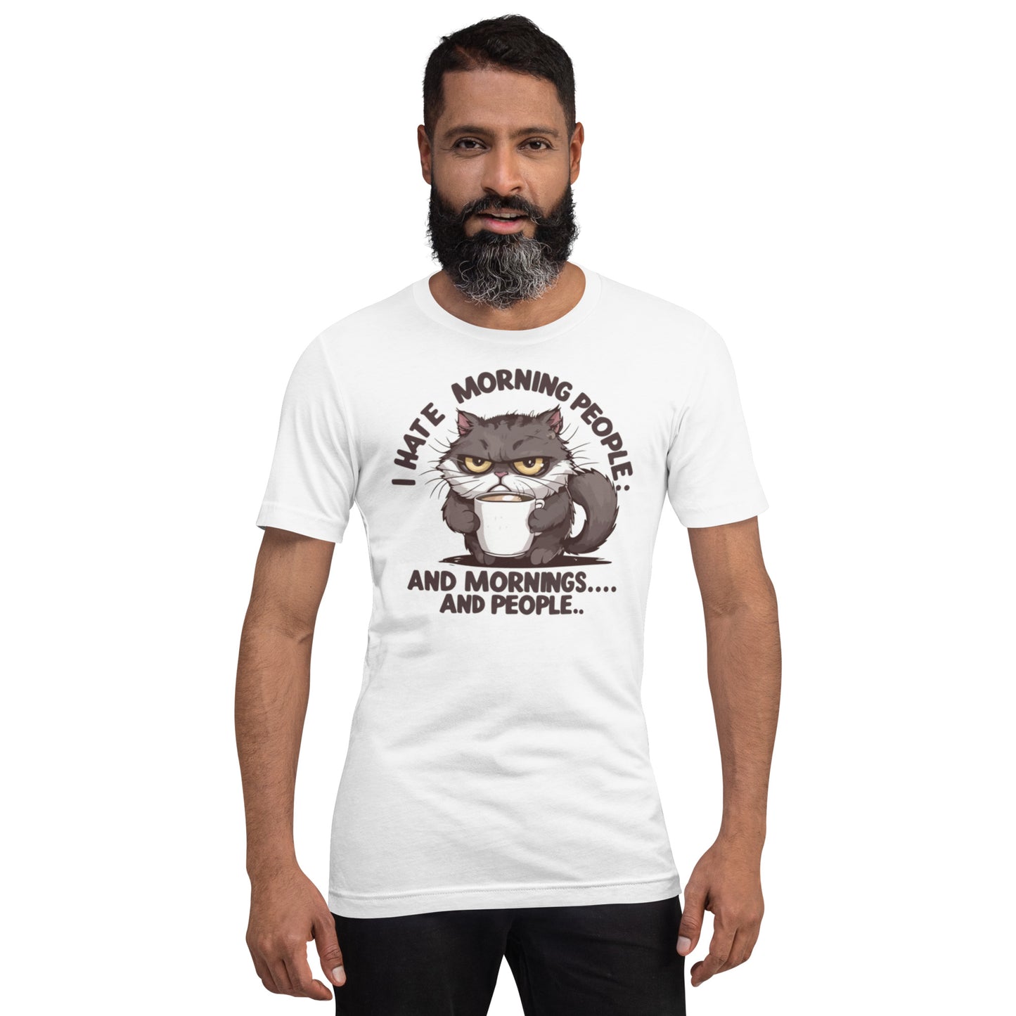 I Hate Morning People Unisex t-shirt