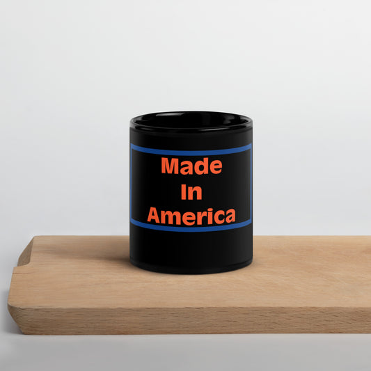 Made in America Black Mug