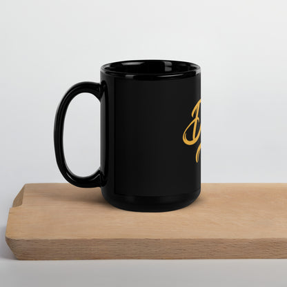 Daddy Black Glossy Mug