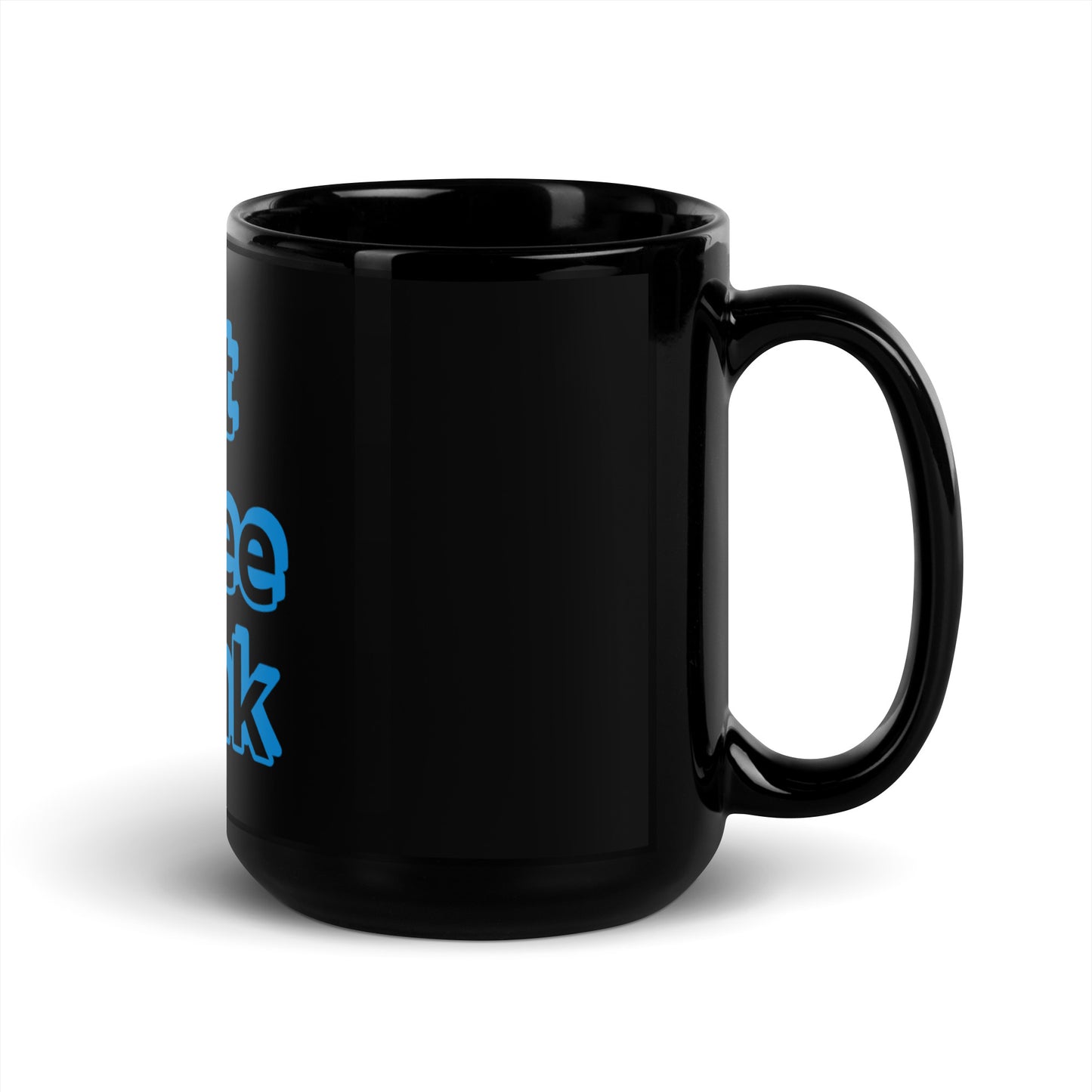 Just Coffee Joke Black Mug