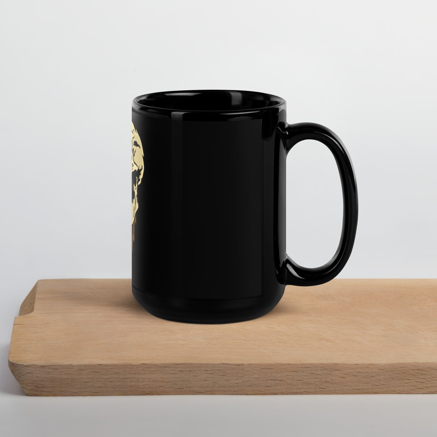 Raise the Dead Black Glossy Mug