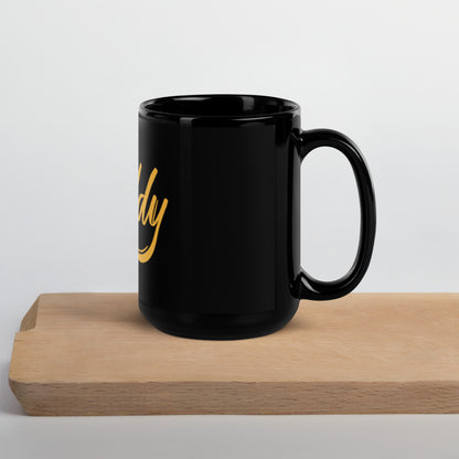 Daddy Black Glossy Mug