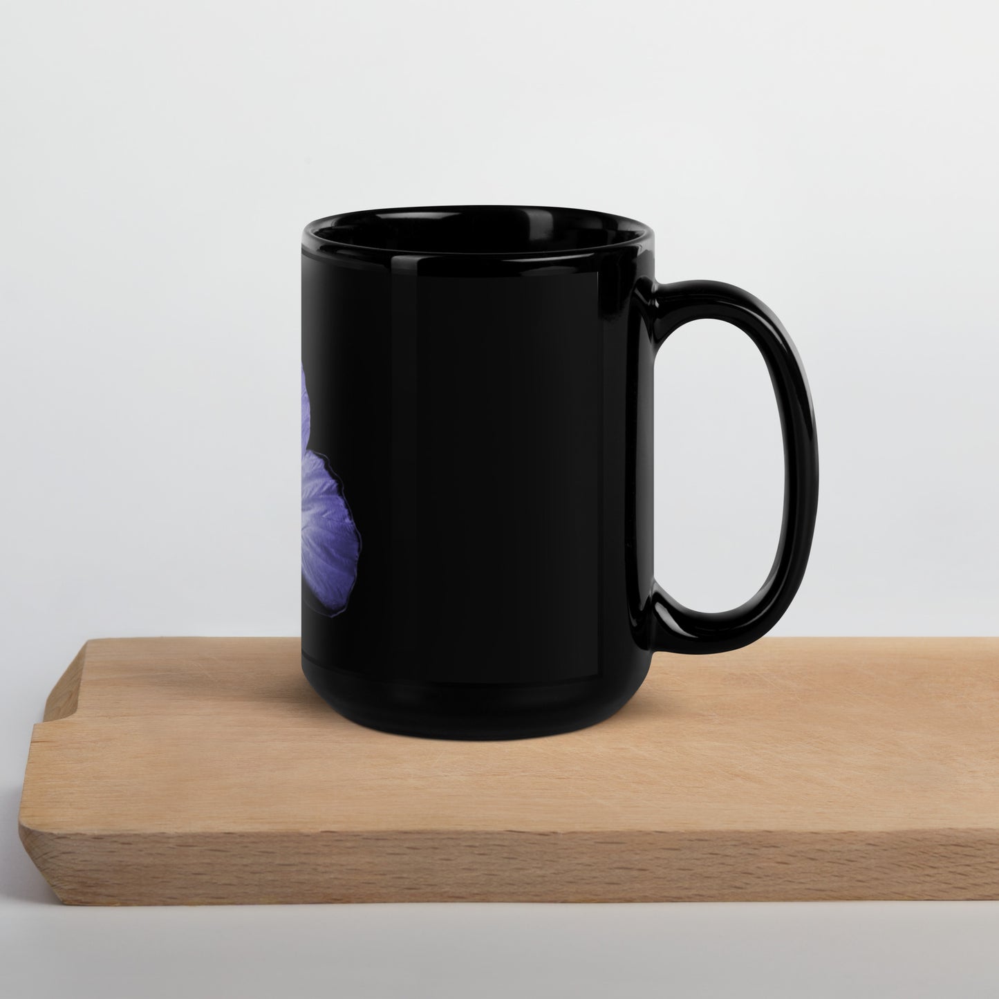 Butterfly (purple) Black Glossy Mug