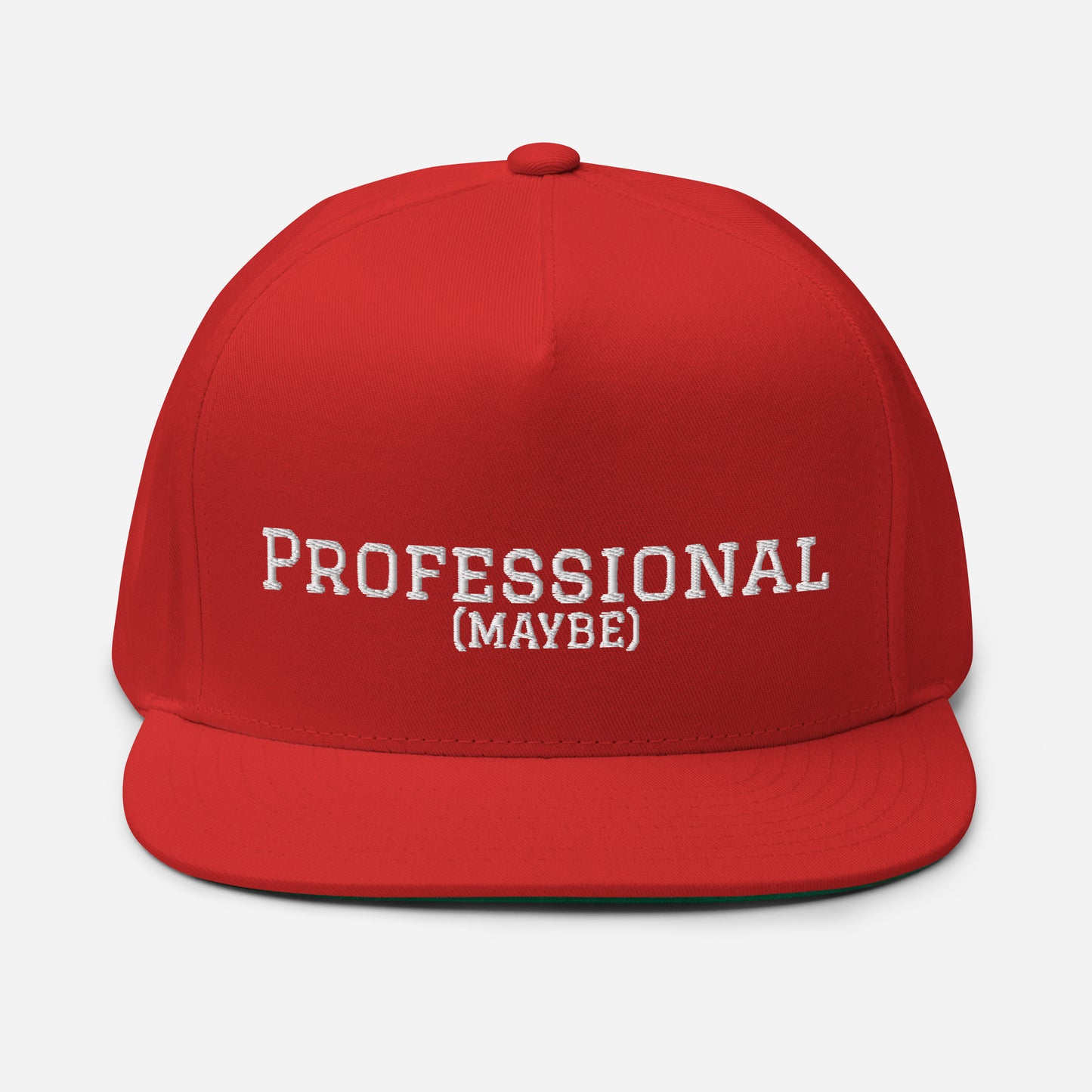 Professional (Maybe) Flat Bill Cap