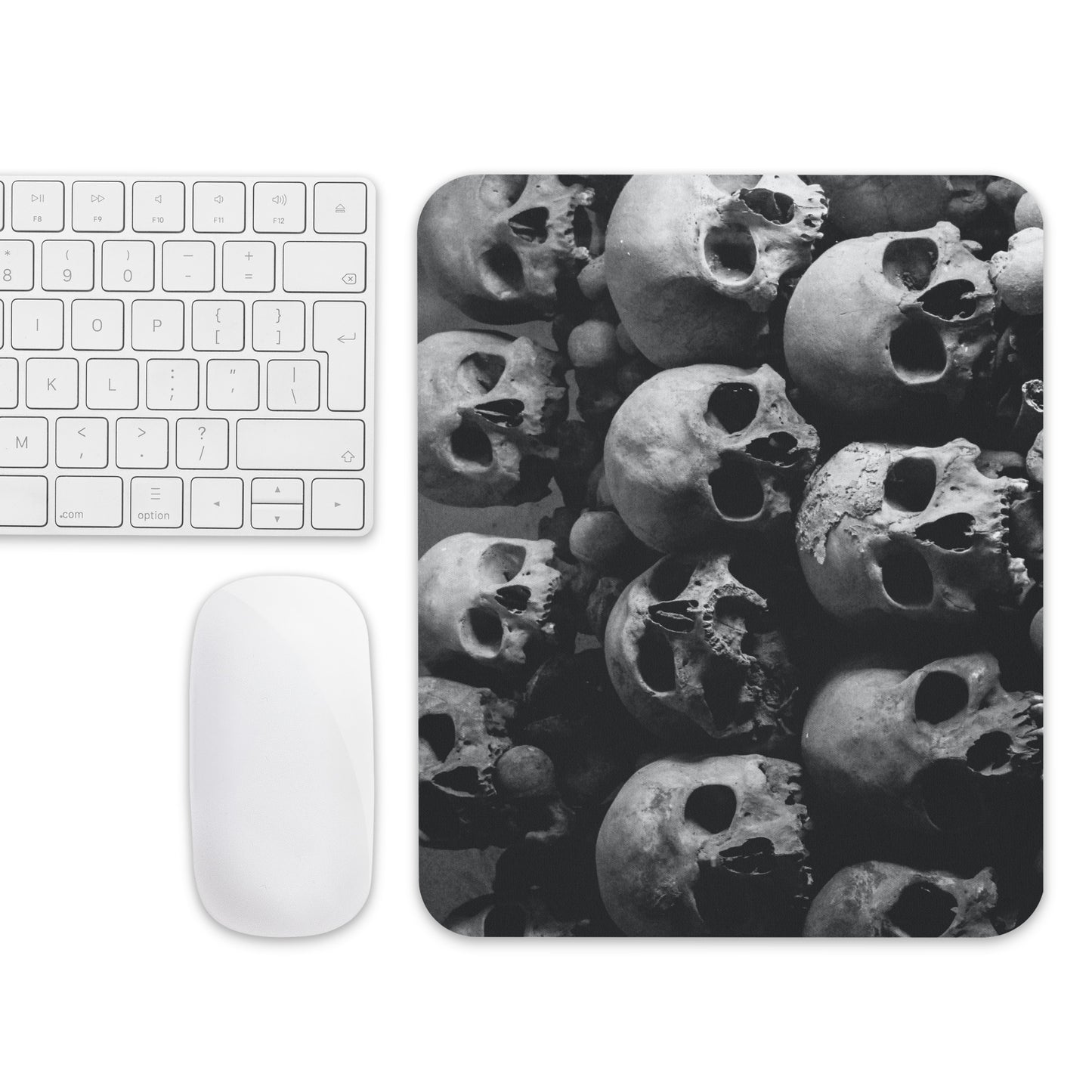 Skull Covered Mouse pad