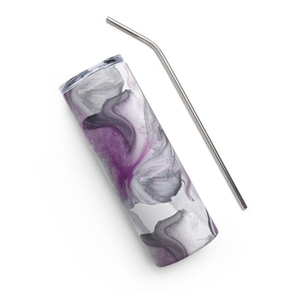 Purple Marble Stainless steel tumbler