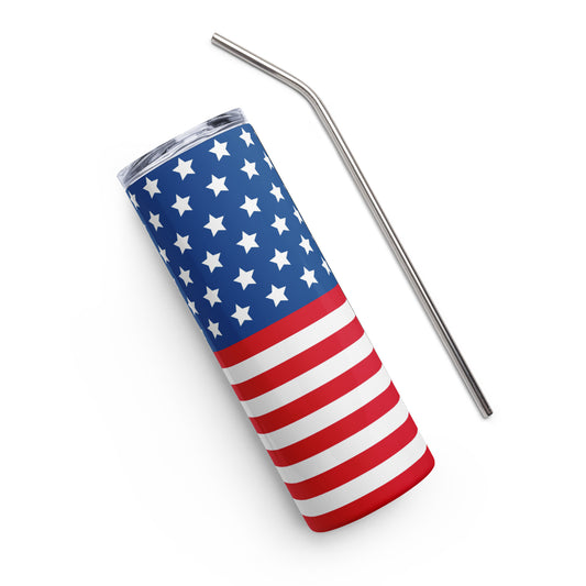 American Flag Stainless steel tumbler