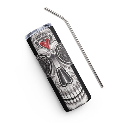 Skull Cross Stainless steel tumbler