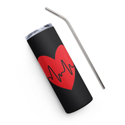 Beating Heart Stainless steel tumbler