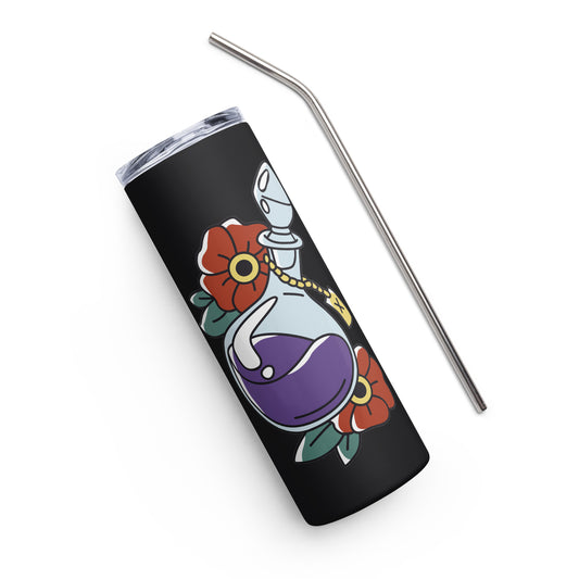 Potion & Flowers Stainless steel tumbler