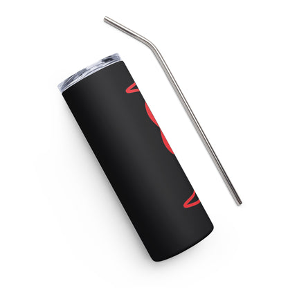 Heart Beat Stainless steel tumbler