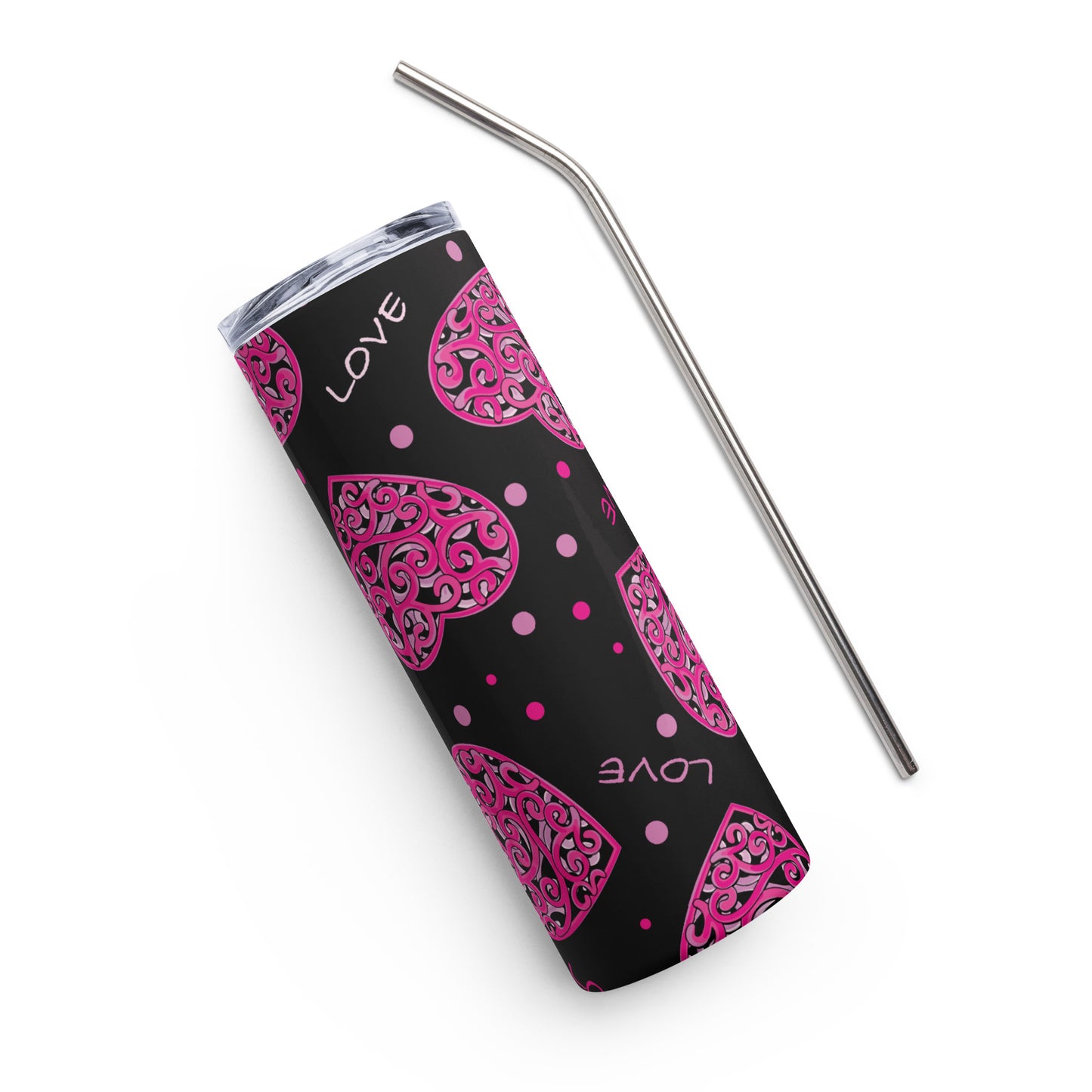 Designed Hearts Stainless steel tumbler