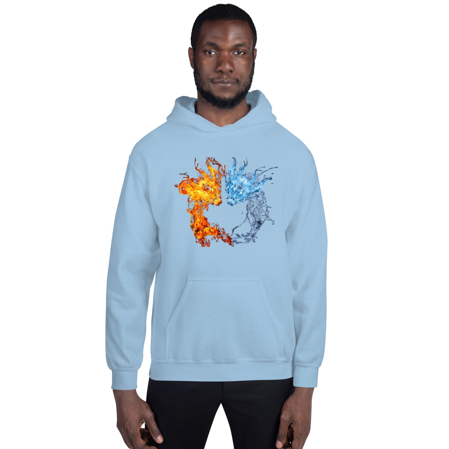 Fire & Water Dragons Unisex Hoodie