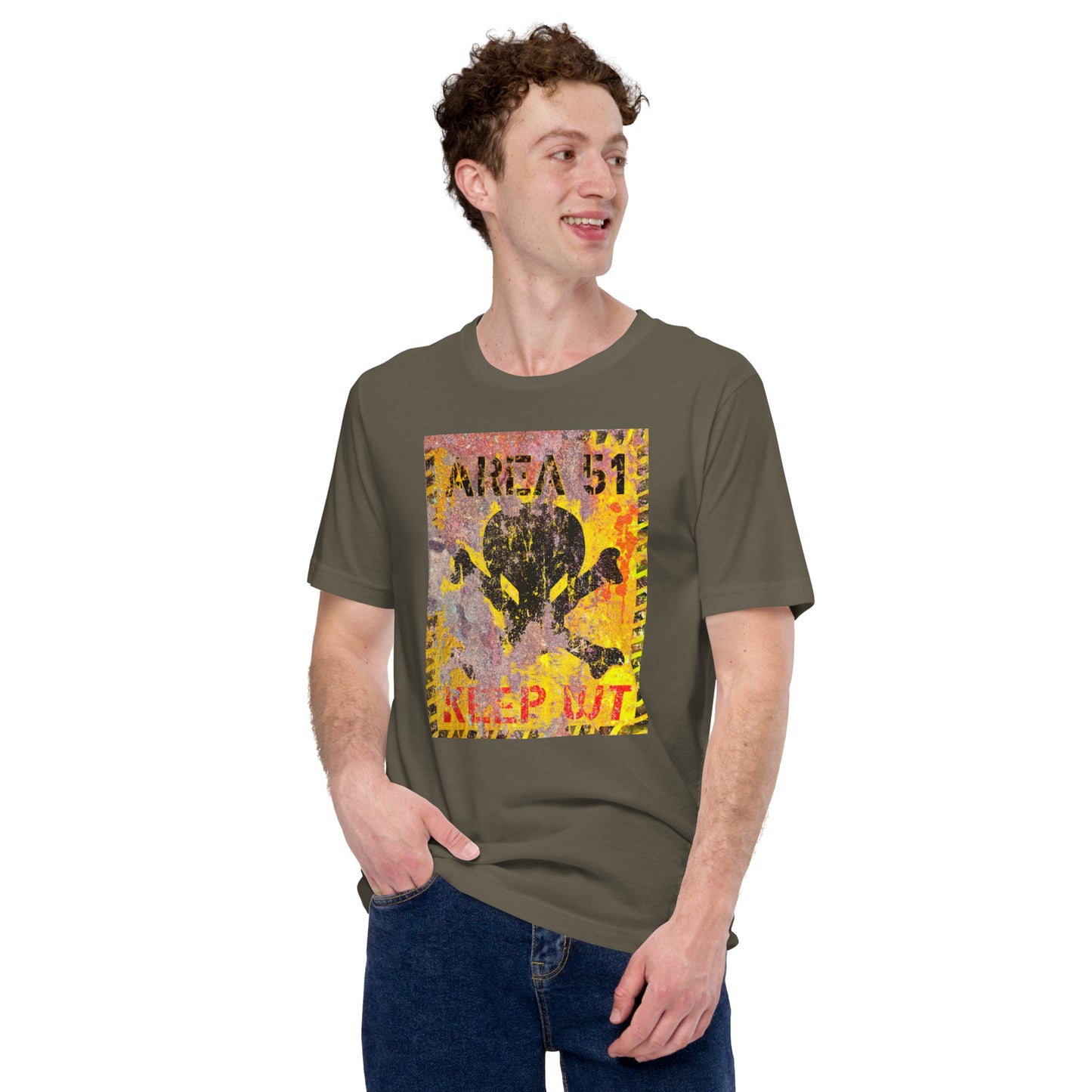 Area 51 Keep Out Unisex t-shirt