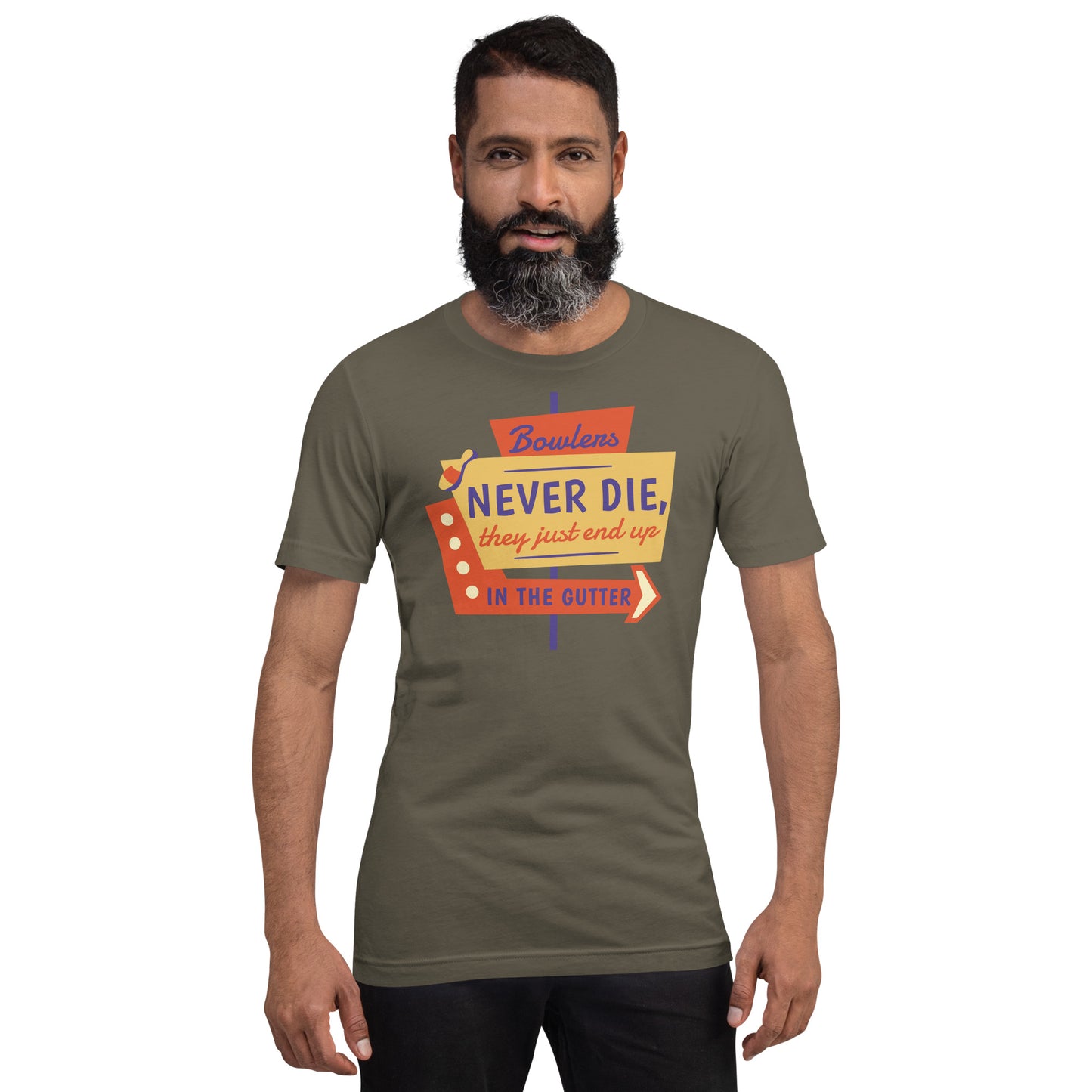 Bowlers Never Die Unisex t-shirt